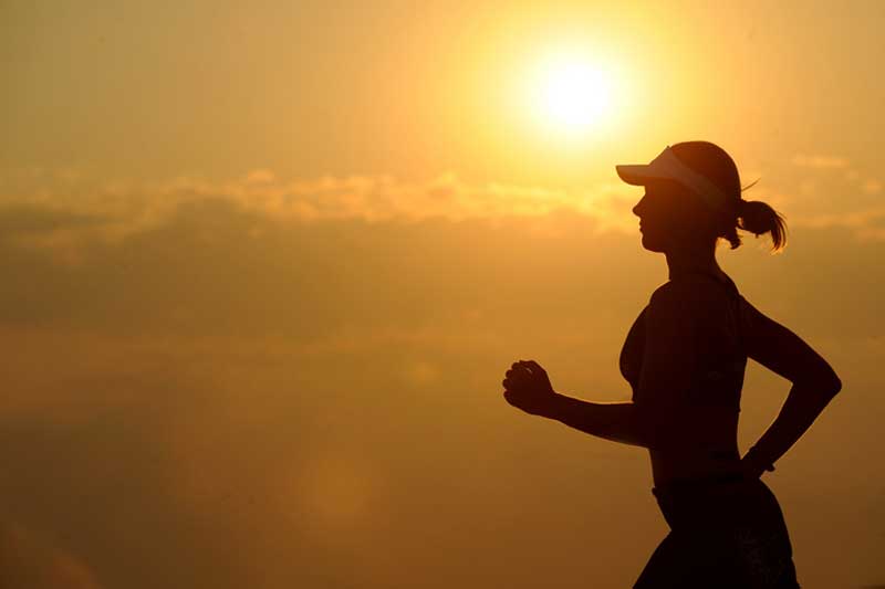 Photo of a woman runner.