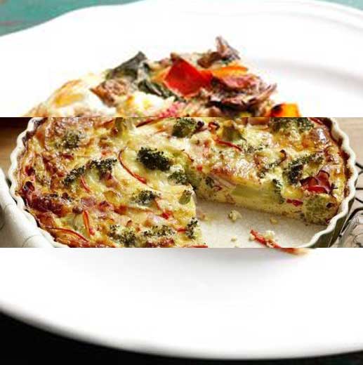 Photo of Home-made Vegetable Quiche.