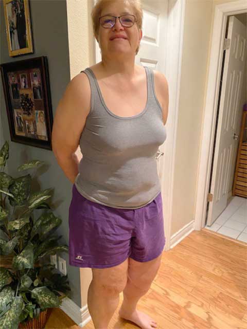 Cheryl Blake weight loss begins.